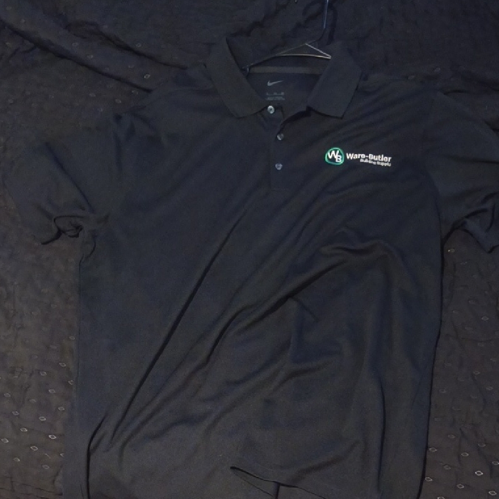 Nike Dark Polo Shirt with Logo